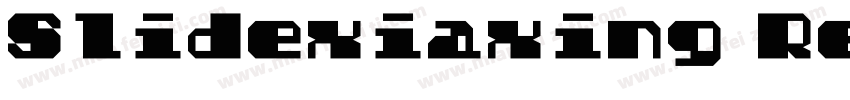 Slidexiaxing RegularTrueType字体字体转换